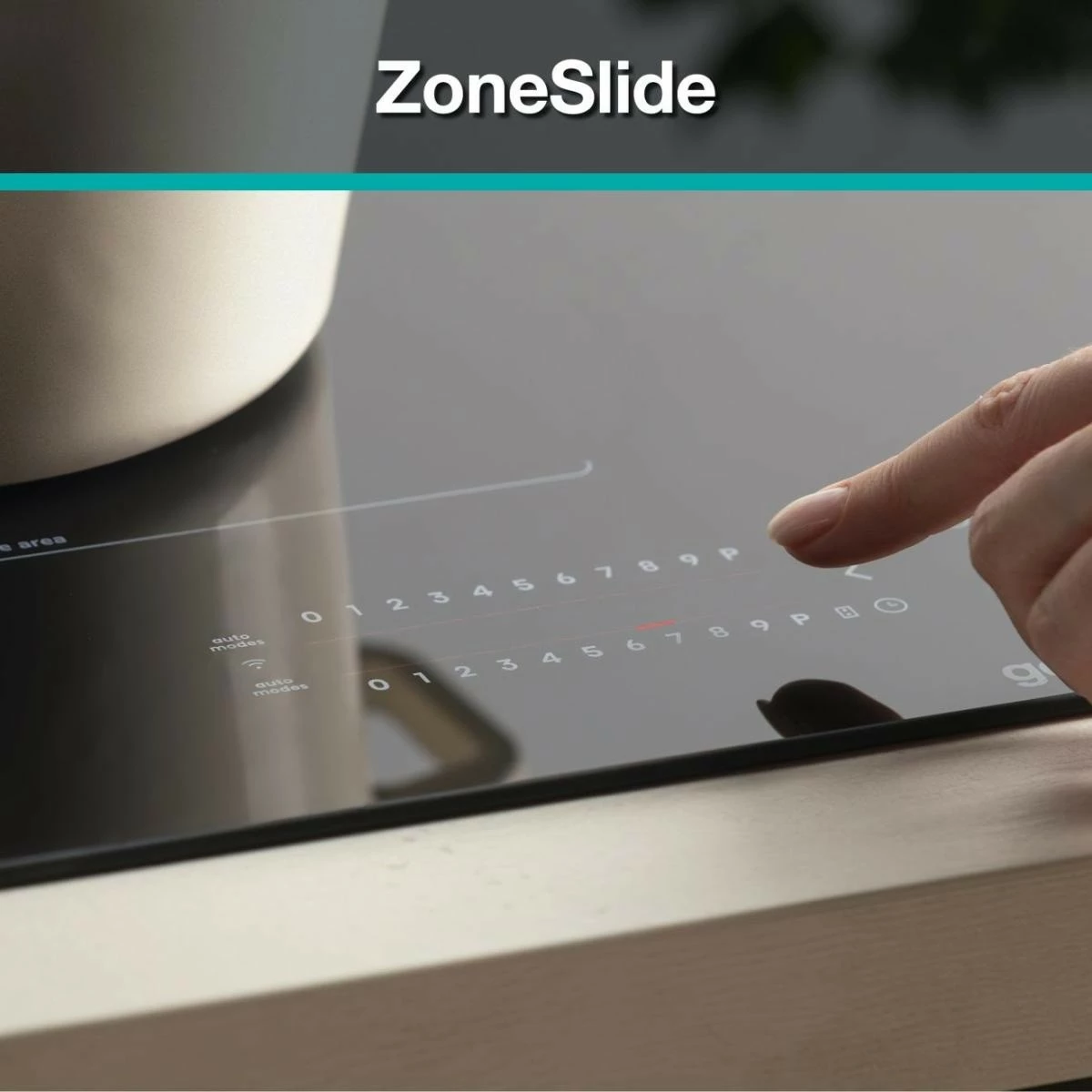 Indukcijska kuhalna plošča, 4 območja, Touch Control, črna, Gorenje GI6432BCWF