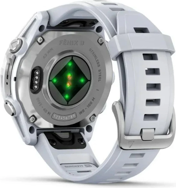 Pametna športna ura Garmin Fenix 8, 43 mm, AMOLED, 32 GB, GPS, srebrna Pametna športna ura Garmin Fenix 8, 43 mm, AMOLED, 32 GB, GPS, srebrna