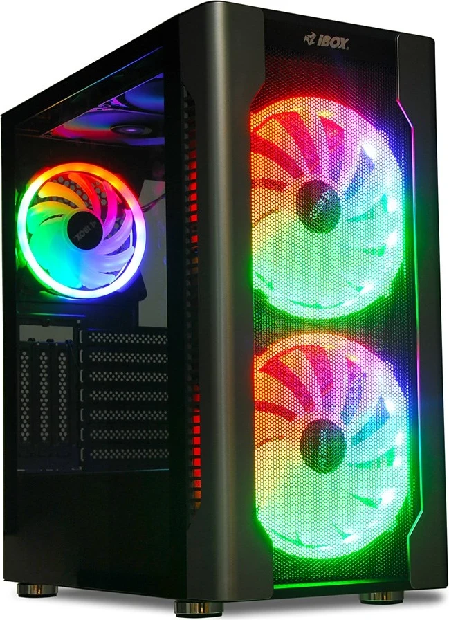 Ohišje za računalnik IBOX CHIRON ZH68, črno