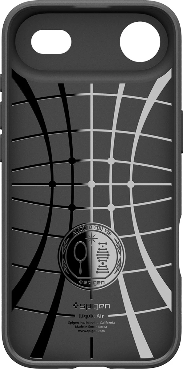 Ovitek Liquid Air Spigen za iPhone 17 Air, črn