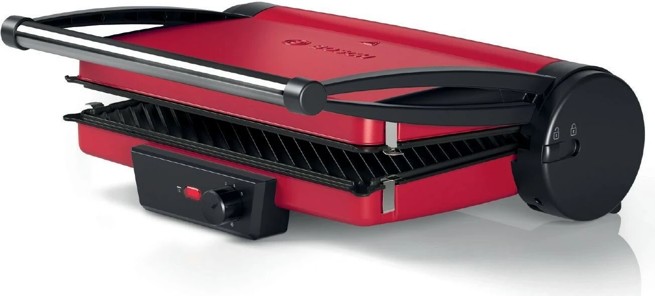 Električni kontaktni žar Bosch TCG4104, 2000 W, rdeč/črn