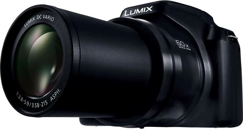 Kompaktna digitalna kamera Panasonic LUMIX DC-FZ82, 18 MP, 60x optični zoom, 4K, Wi-Fi, črna