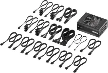 Napajalnik Corsair HX1500i, 1500 W, 80 PLUS Platinum, modularen, črn