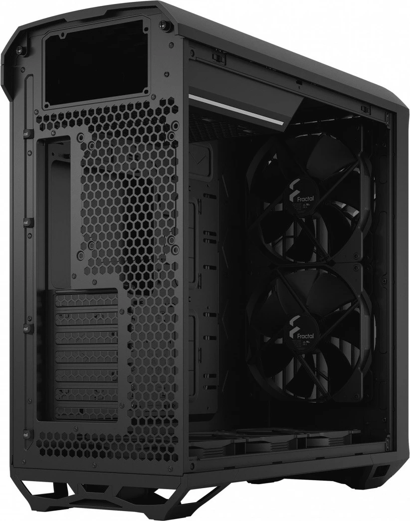 Računalniško ohišje Torrent Black Solid, Fractal Design, ATX, 5x ventilatorjev, črno