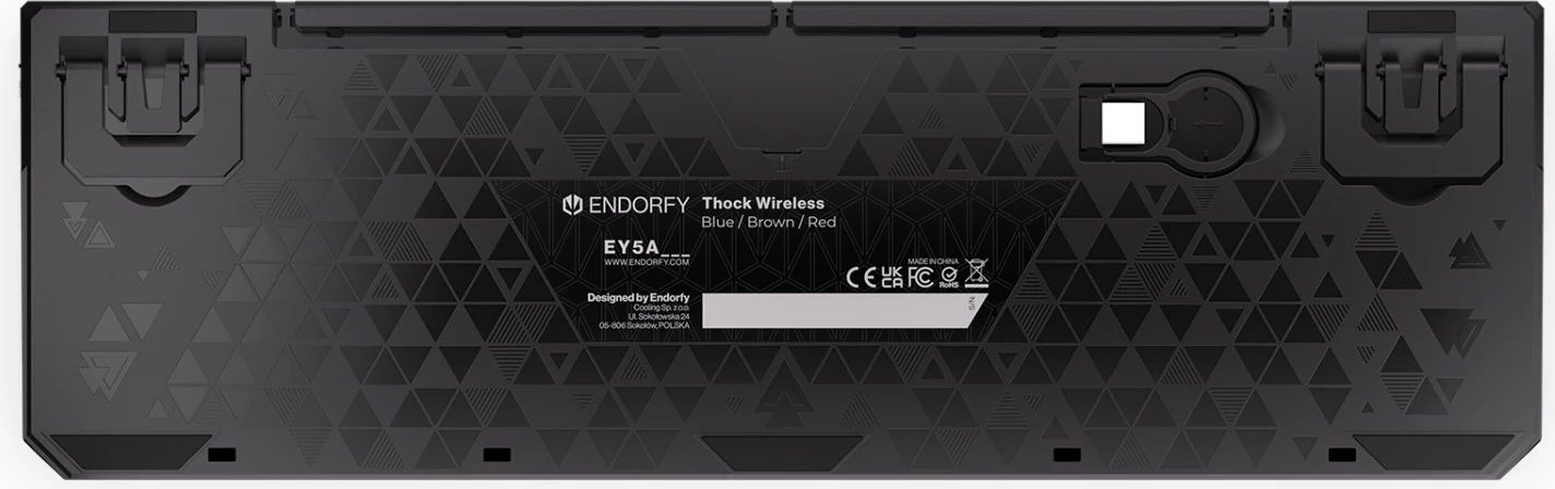 Tipkovnica Endorfy Thock, Wi‑Fi, črna
