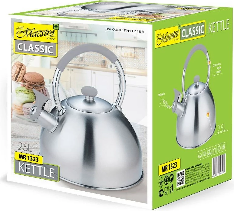 Kotlček 2,5 L Maestro MR-1323, srebrn