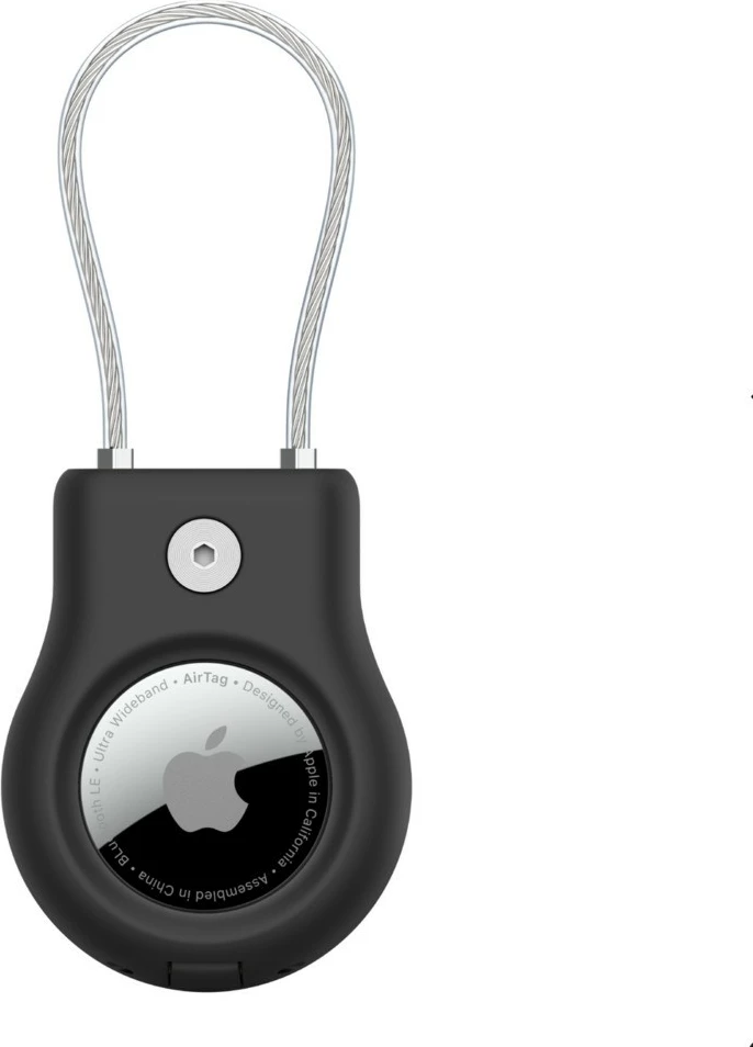 Ovitek za AirTag Belkin MSC009btBK, odporen na praske, črn