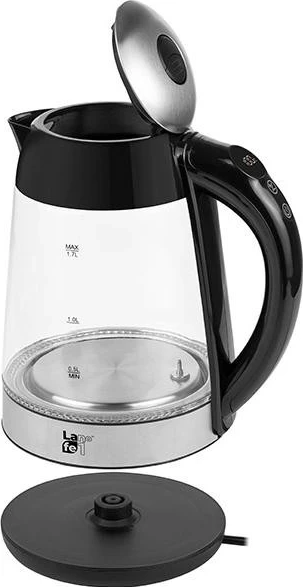 Električni grelnik vode, 1,7 L, črn in srebrn Lafe Run CEG015