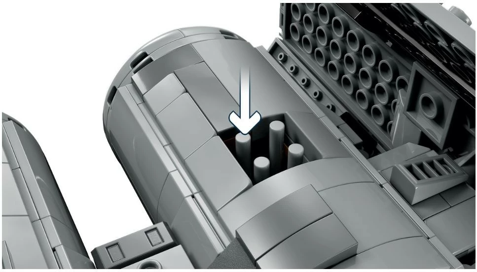 Set TIE Bomber, 625 kosov, z minifigurami, siv — LEGO Star Wars 75347