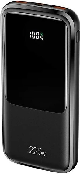 Prenosna baterija 10.000 mAh, 22,5 W, PD + QC 3.0, črna - USAMS PB58