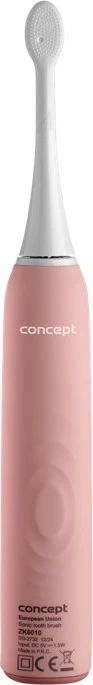 Sonična zobna ščetka za otroke, Concept KIDO SMILE ZK6010, 5–9 let, roza, komplet s 4 glavi