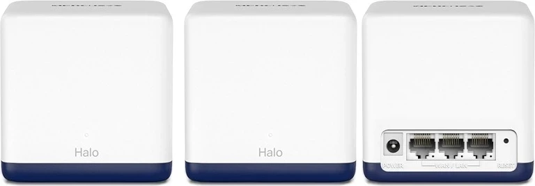 Sistem mesh WiFi Halo H50G Mercusys, 3-pack, bel Sistem mesh WiFi Halo H50G Mercusys, 3-pack, bel