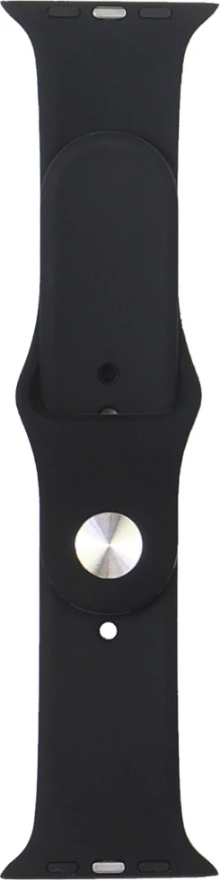 Silikonski pašček za pametno uro, Audi Sport, za Apple Watch 44/45/46/49 mm, črn