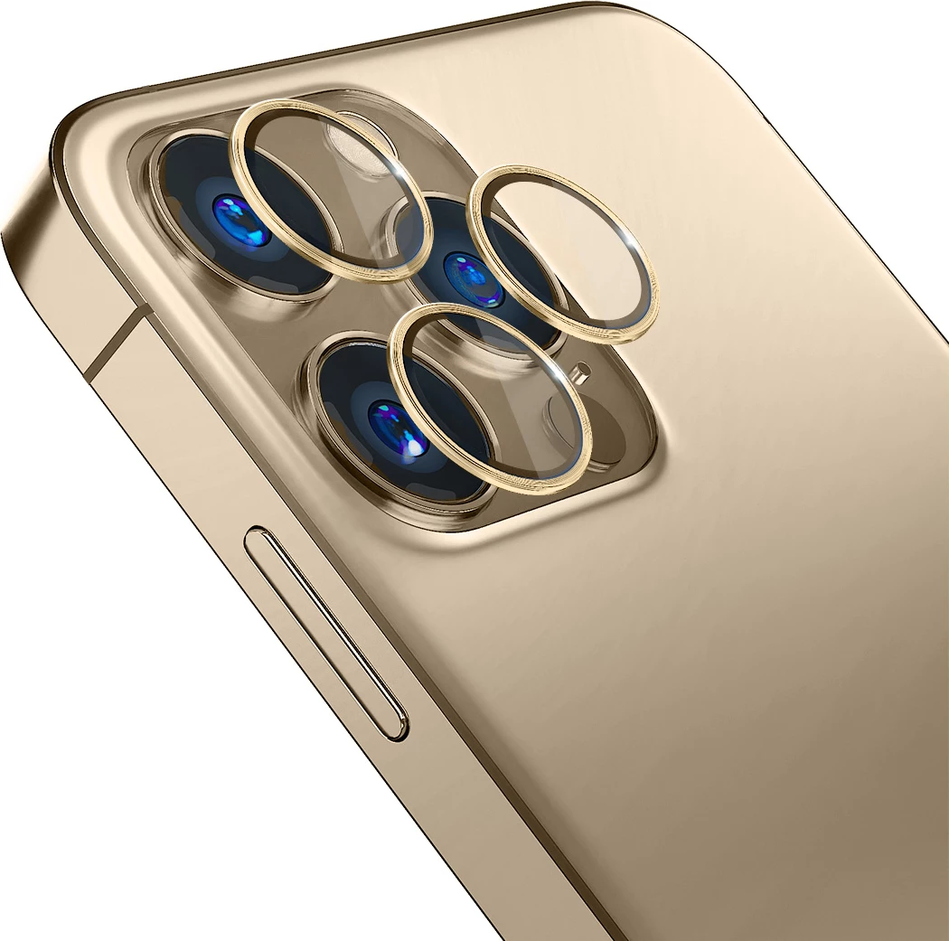 Zaščitno steklo za kamero Lens Protection Pro za iPhone 14 Pro Max / 14 Pro, zlato