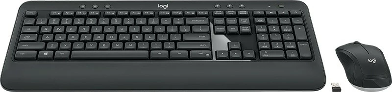 Brezžični komplet tipkovnice in miške Logitech MK540 Advanced, USB, črn