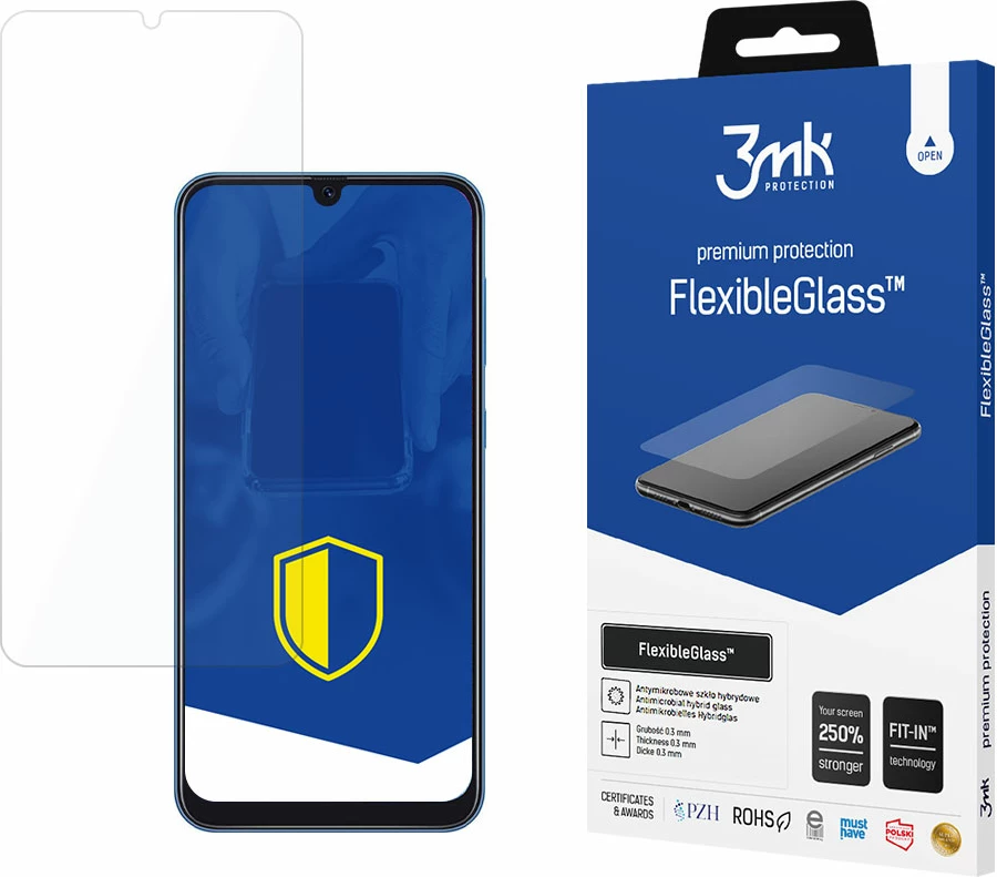 Zaščitno steklo 3mk FlexibleGlass za Samsung Galaxy A10, prozorno