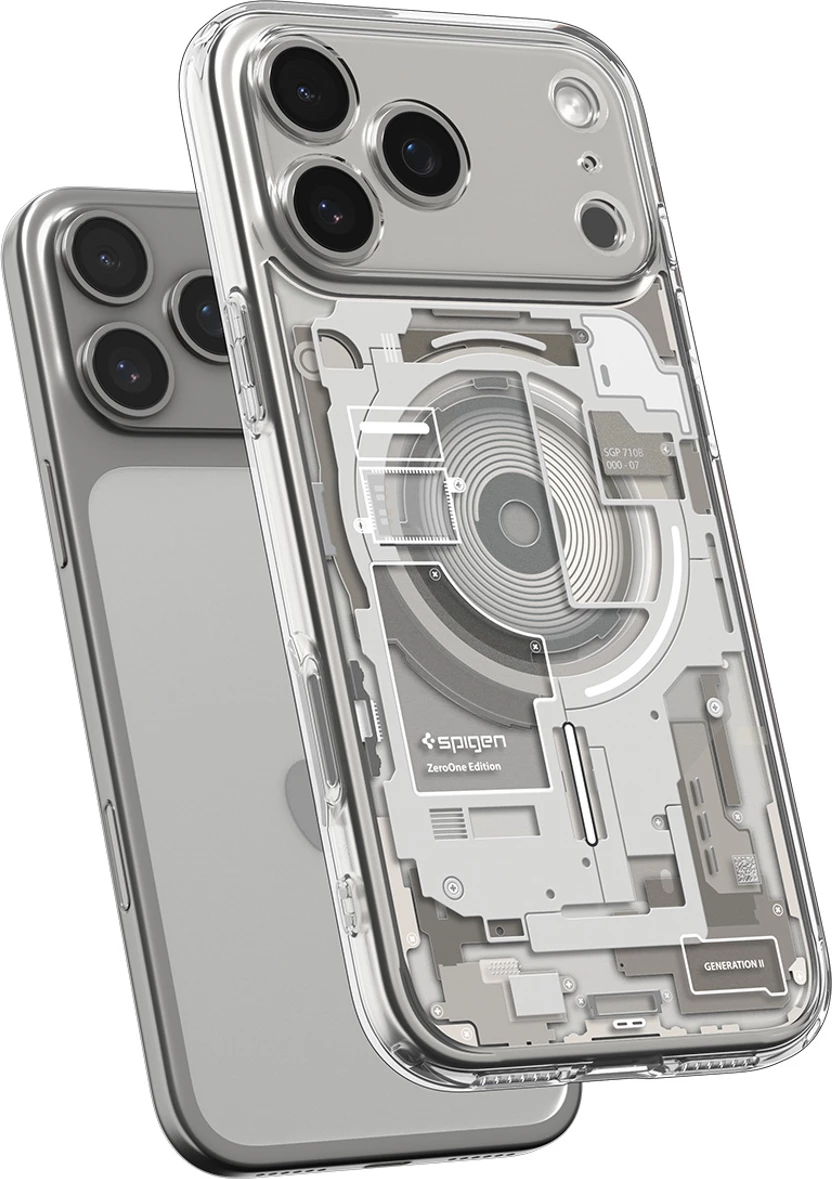 Zaščitna maska Spigen Ultra Hybrid MagSafe za iPhone 17 Pro, titansko