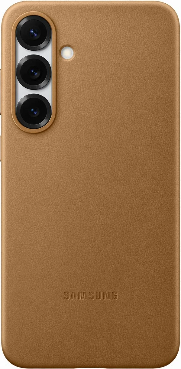 Ovitek za telefon Samsung KindSuit Case EF-VS936PFEGWW za Galaxy S25+, eko-usnje, zlato