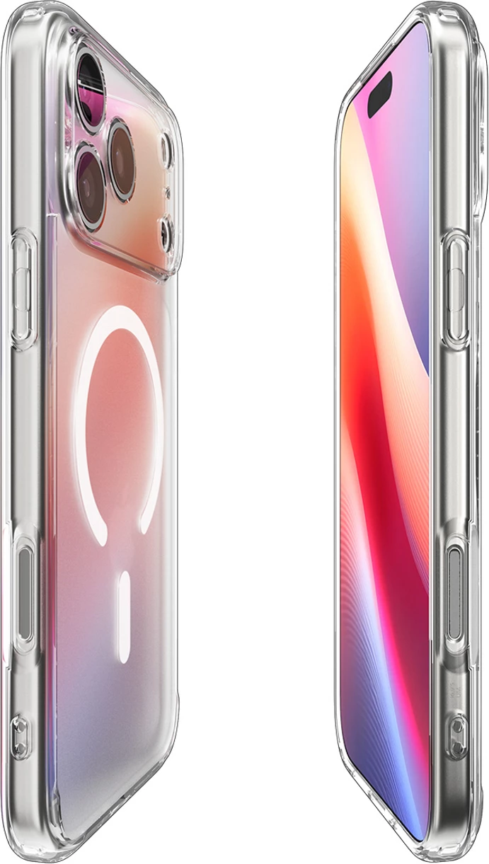 Ovitek za telefon Ultra Hybrid MagSafe Spigen za iPhone 17 Pro, bel