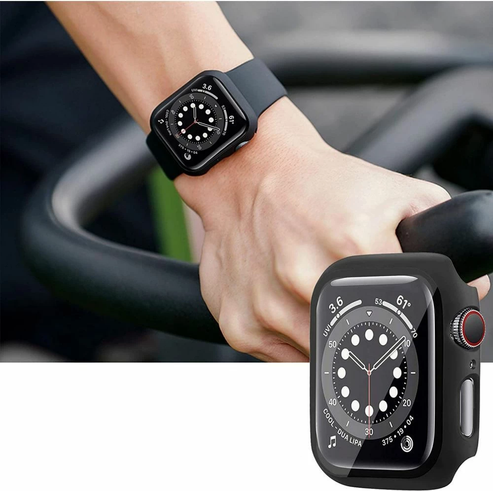 Zaščitni ovitek Defense360 Tech-Protect za Apple Watch 7/8/9 45 mm, prozoren