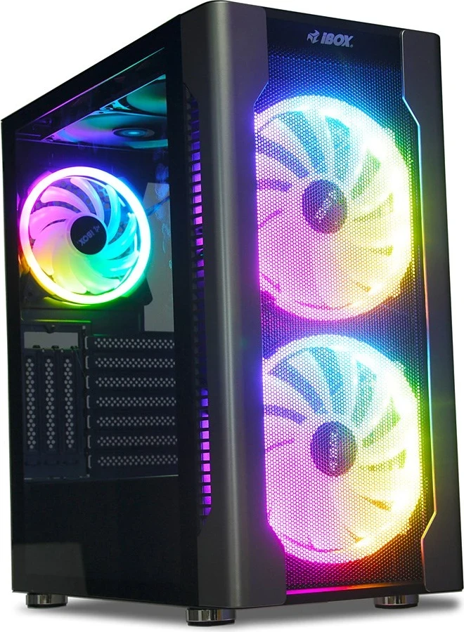 Ohišje za računalnik IBOX CHIRON ZH68, črno