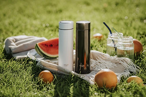 Termos z LED zaslonom, Adler AD 4506, 473 ml, črn