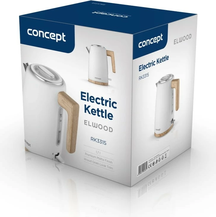 Električni ibrik 1,7 l Concept RK3315, bel