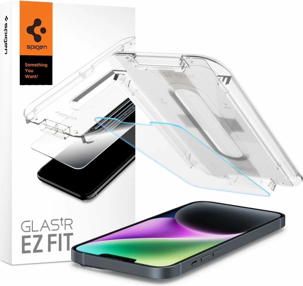 Zaščitno steklo Spigen Glas.tR EZ Fit za iPhone 13, 13 Pro, 14, 16e