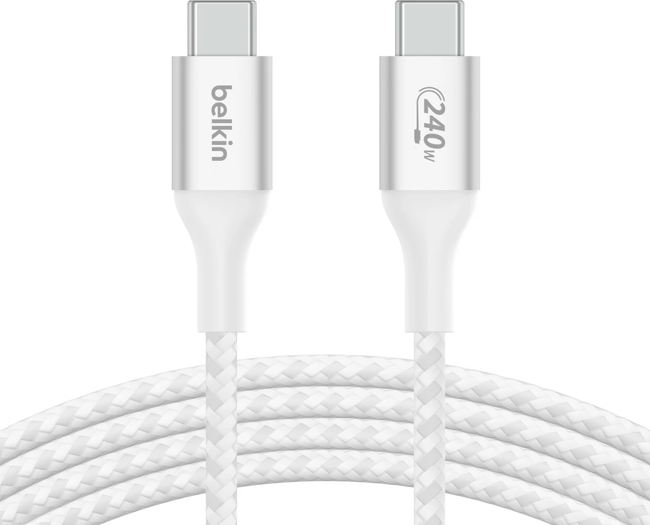 USB-C kabel, Belkin CAB015bt1MWH, 1 m, USB 2.0, bel