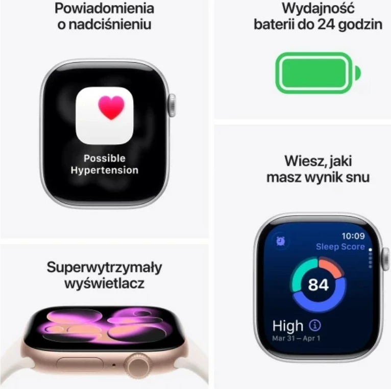 Pametna ura Apple Watch Series 11, 46 mm, aluminijasto ohišje, GPS, 64 GB, rožnato zlata/rožnata, S/M