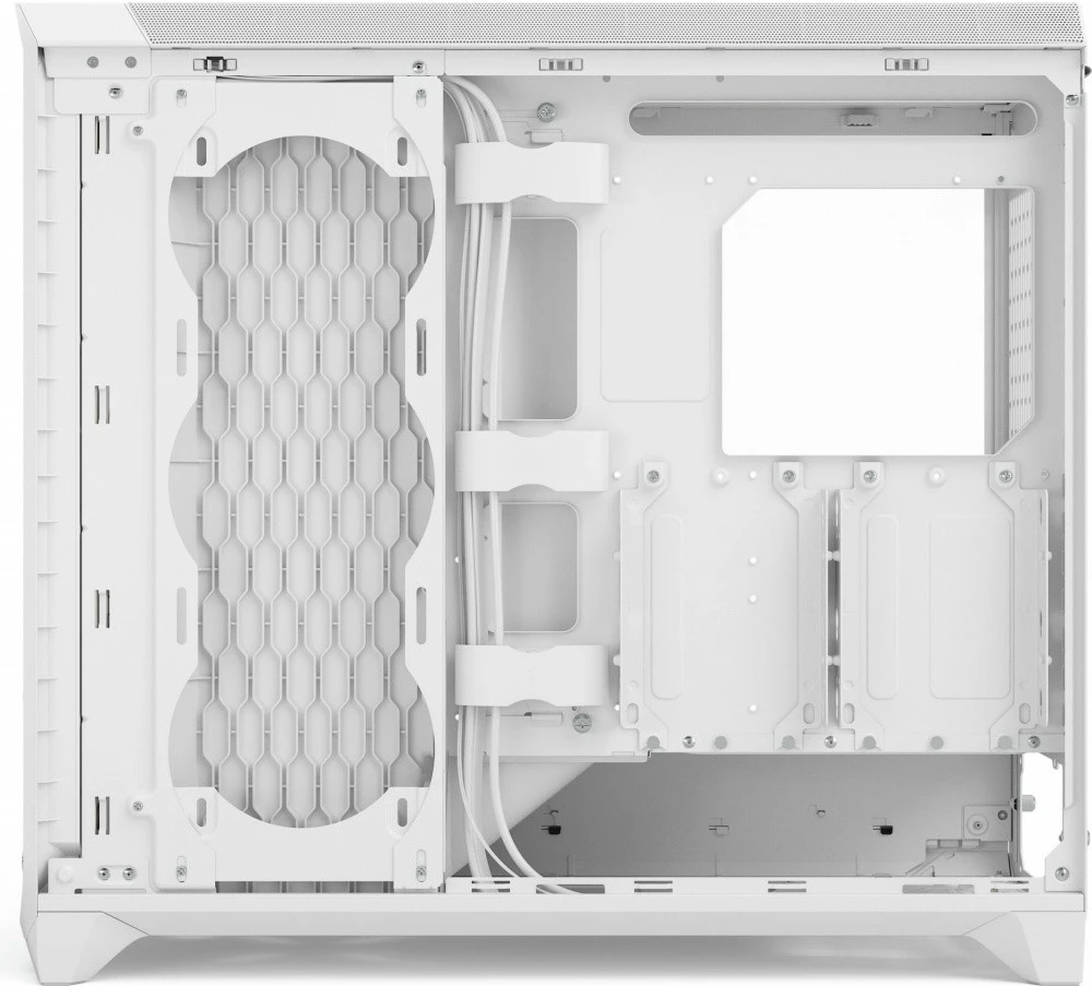 Ohišje Fractal Design Meshify 3 XL, Tower, RGB, kaljeno steklo, belo