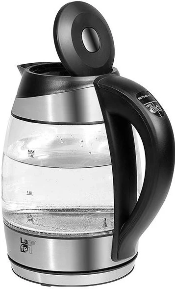 Električni grelnik vode 1,8 L, 2200 W, črno-srebrn Lafe CEG005