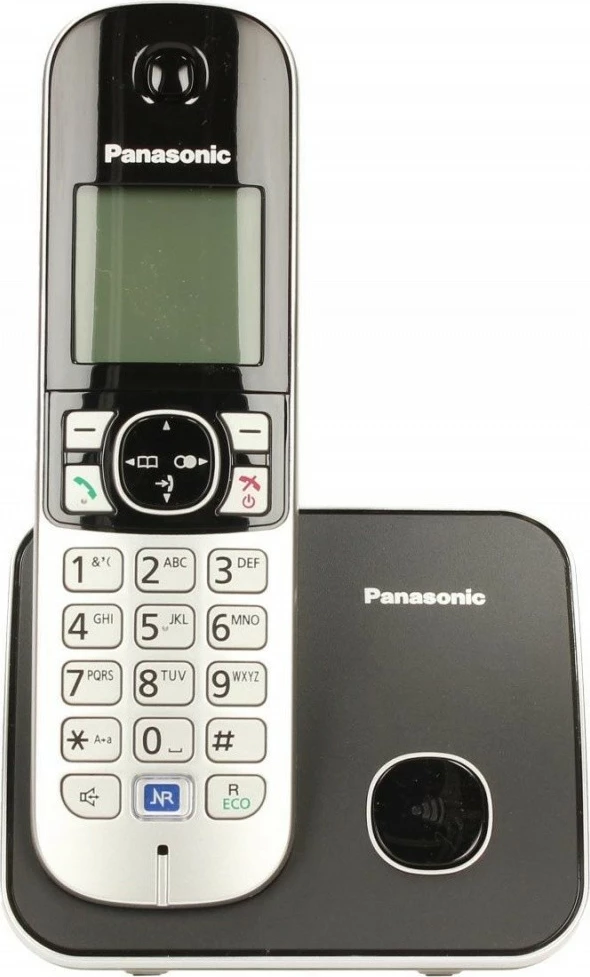Brezžični telefon Panasonic KX-TG6811, DECT, črn