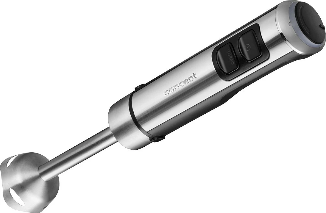 Ročni mešalnik s sekljalnikom in metlico, 1500 W, inox/črn, set Concept TM5520