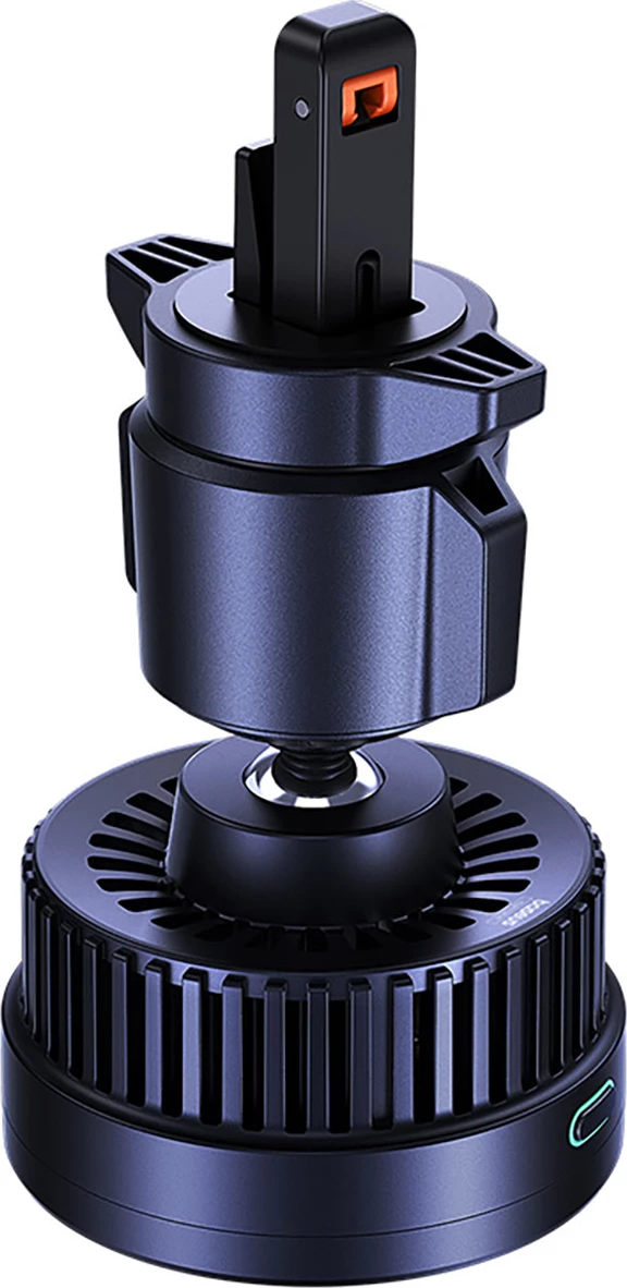 Magnetni nosilec z brezžičnim polnjenjem 15W Baseus MagPro BS-CW04 za zračnik avtomobila, črn