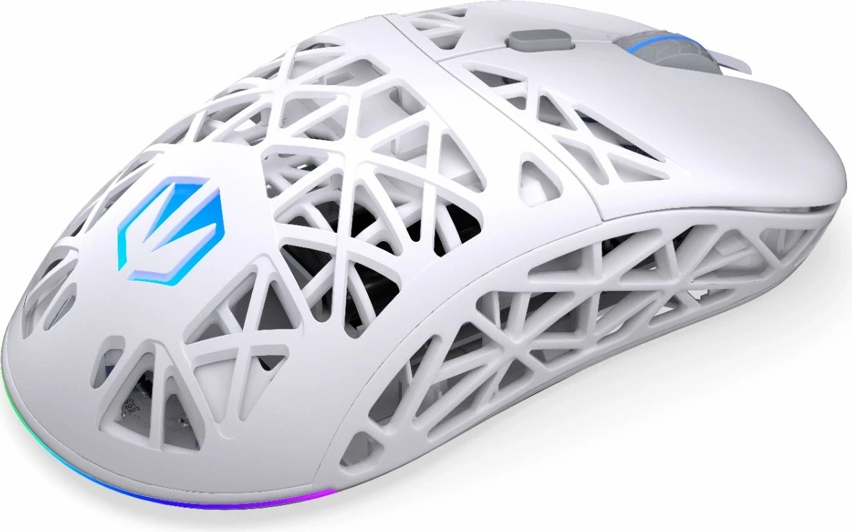 Brezžični miš Endorfy LIV Onyx, RGB, bel