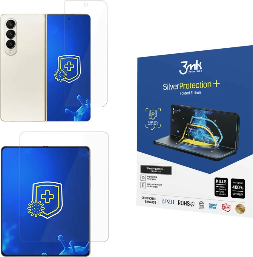 Zaščitna folija za zaslon 3mk SilverProtection+ Folded Edition za Samsung Galaxy Z Fold4
