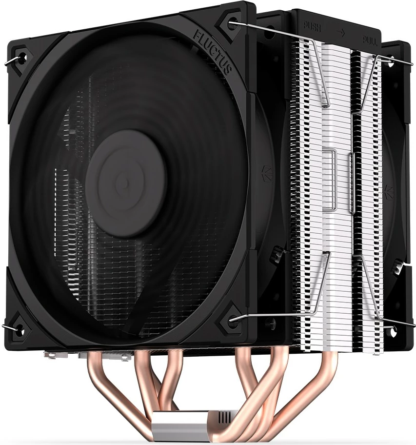 Hladilnik procesorja, Endorfy Fera 5 Dual Fan, EY3A006, 2 ventilatorja, 12 cm, za socket Intel/AMD, črn