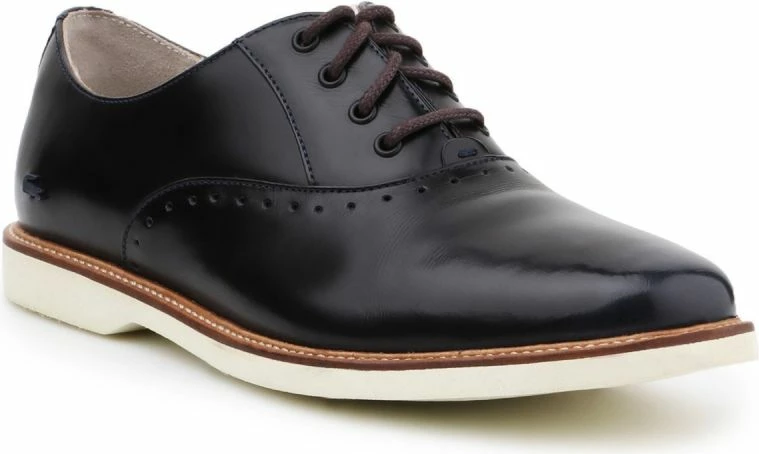 Čevlji Lacoste za ženske, črni