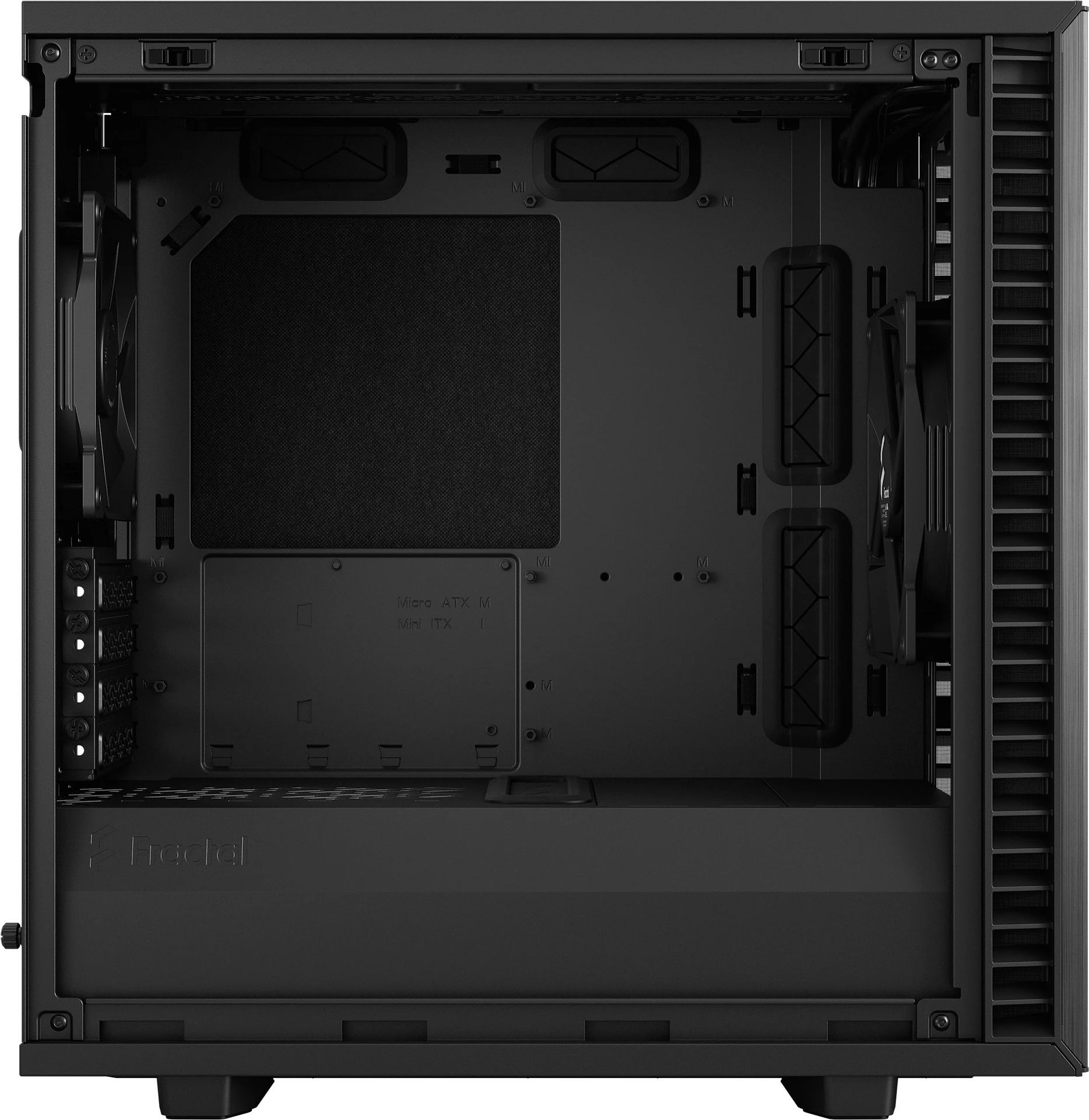Kompaktna ohišje Fractal Design Define 7 Mini, micro ATX/Mini-ITX, črno