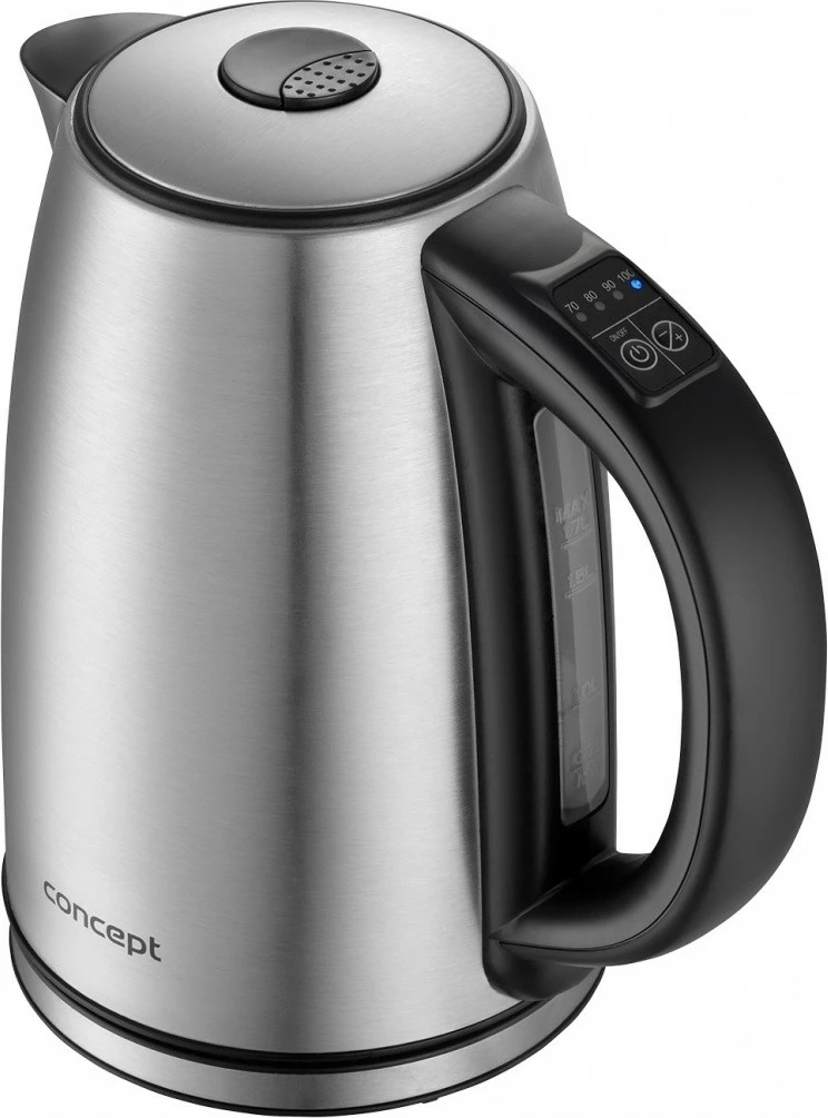 Električni ibrik Concept RK3350, 1,7 L, srebrn