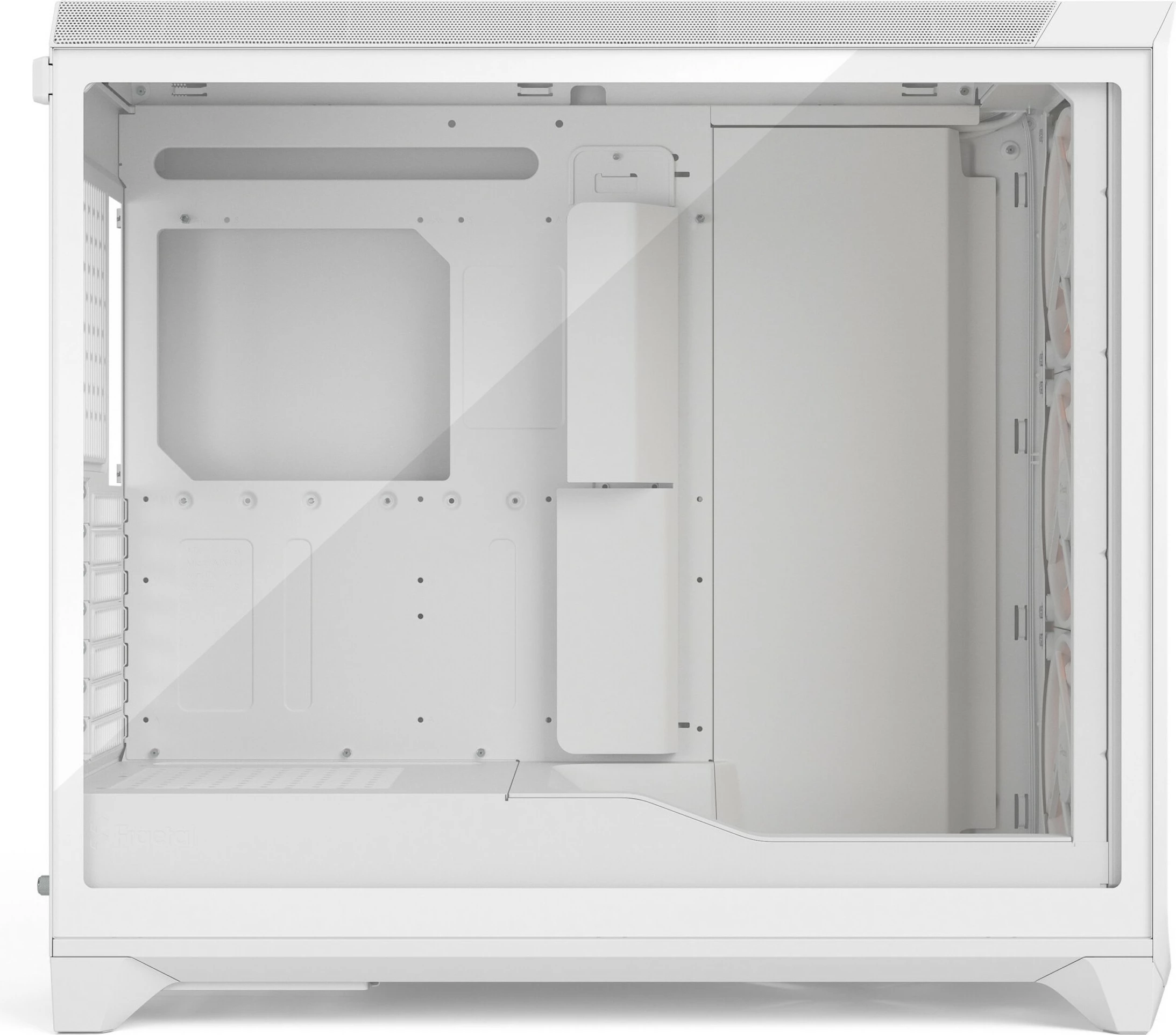 Računalniško ohišje midi tower, RGB, kaljeno steklo, belo - Fractal Design Meshify 3 XL