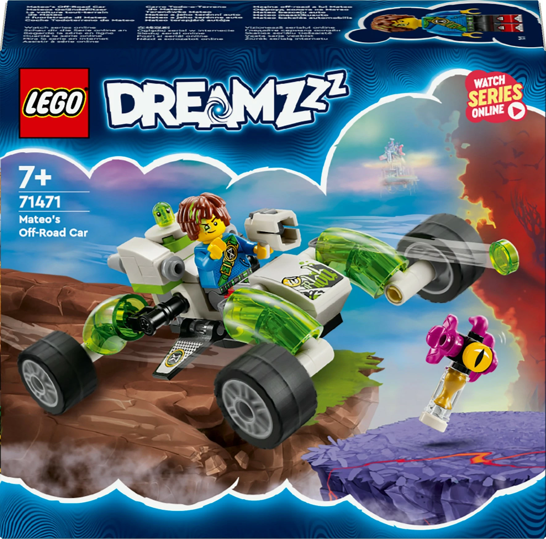 Set gradnje LEGO DreamZzz Mateos Off-Road Car 71471, 94 delov, večbarven