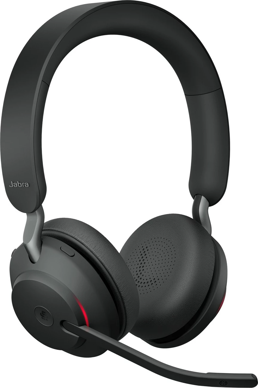 Brezžične slušalke Jabra Evolve2 65 USB-A MS Stereo, črne, 20 - 20000 Hz, 176.4 g
