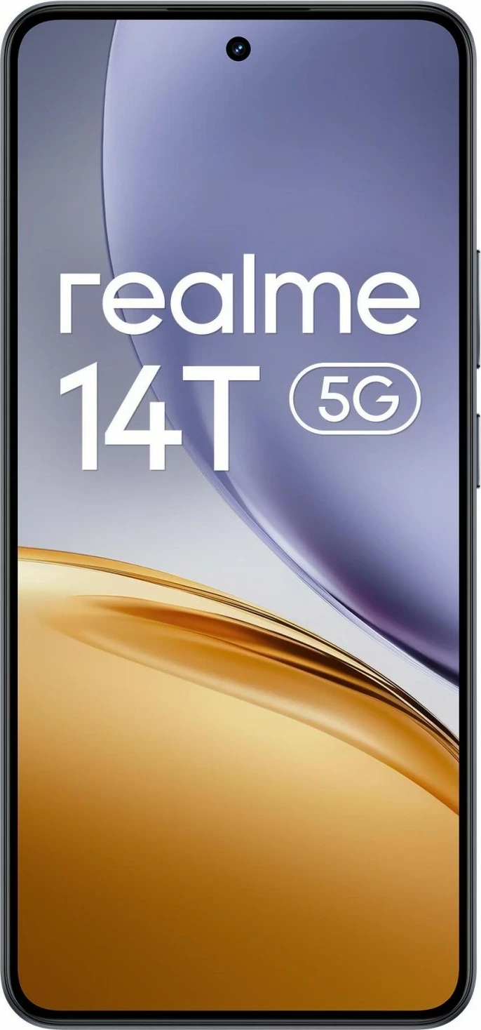 Močan pametni telefon 8/256GB, Realme 14T 5G, obsidian črn