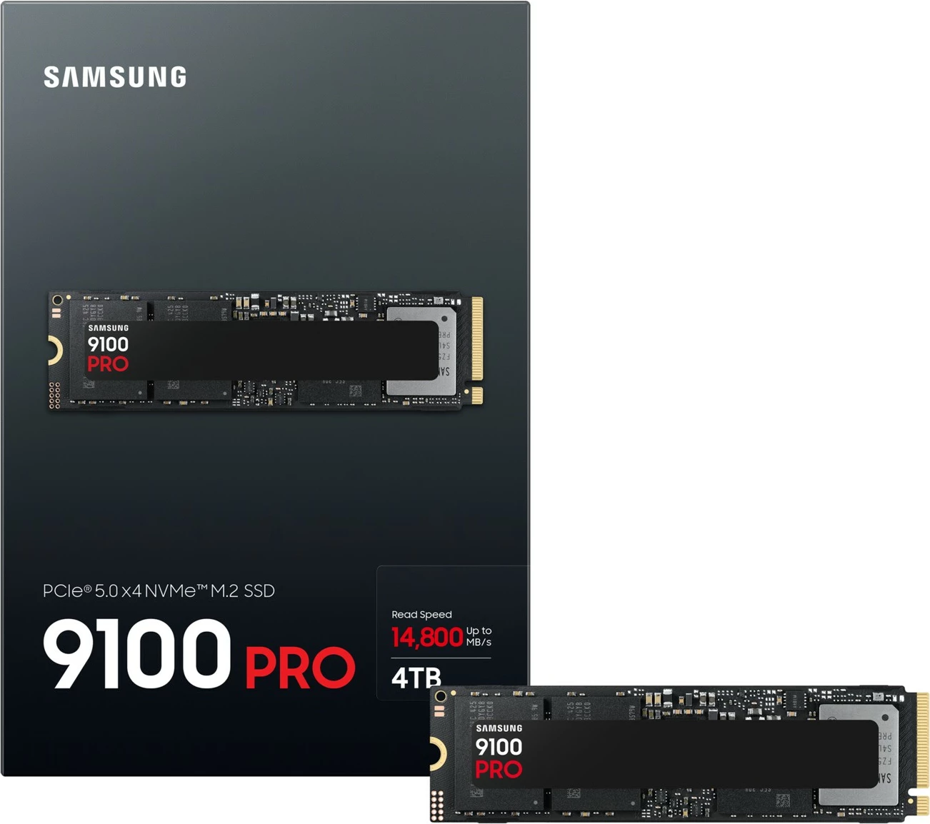 SSD Samsung 9100 PRO, 4 TB, PCIe 5.0, M.2