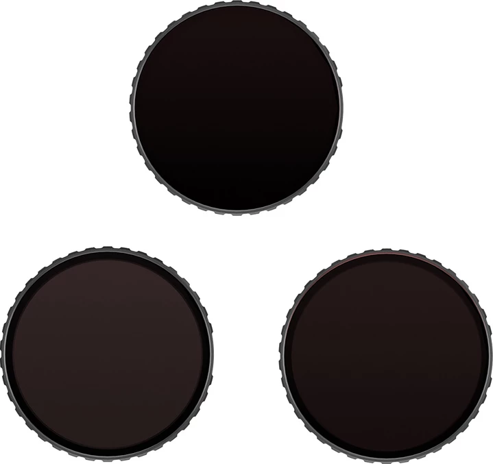 Set ND filtrov za športne kamere DJI Osmo Action 3/4, ND8/ND16/ND32, s škatlo