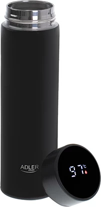 Termos z LED zaslonom, Adler AD 4506, 473 ml, črn