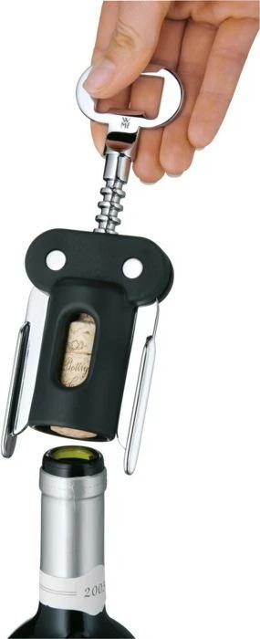 Odpirač za vino WMF Clever&More 20 cm, črn/srebrn