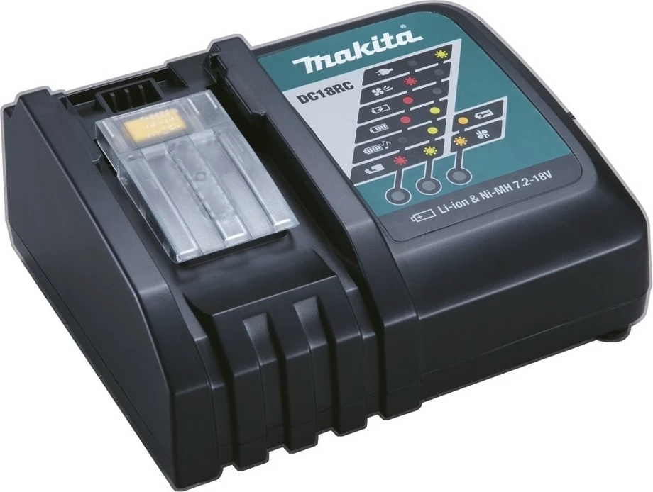 Polnilec baterij 18 V, črn — Makita DC18RC
